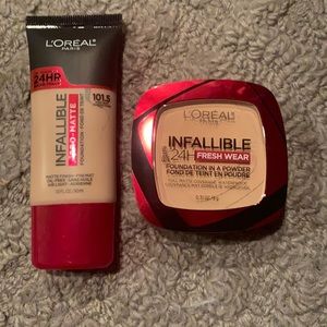 Infallible pro matte and 24 hour fresh wear .